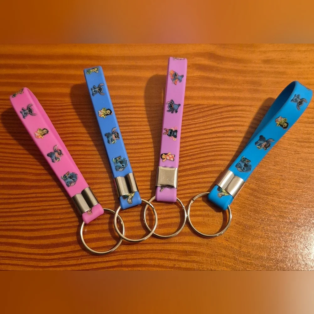 Lilo And Stitch 86 Piece Party Bundle 12 Each Keychain/Bracelet/Pin 50 Stickers